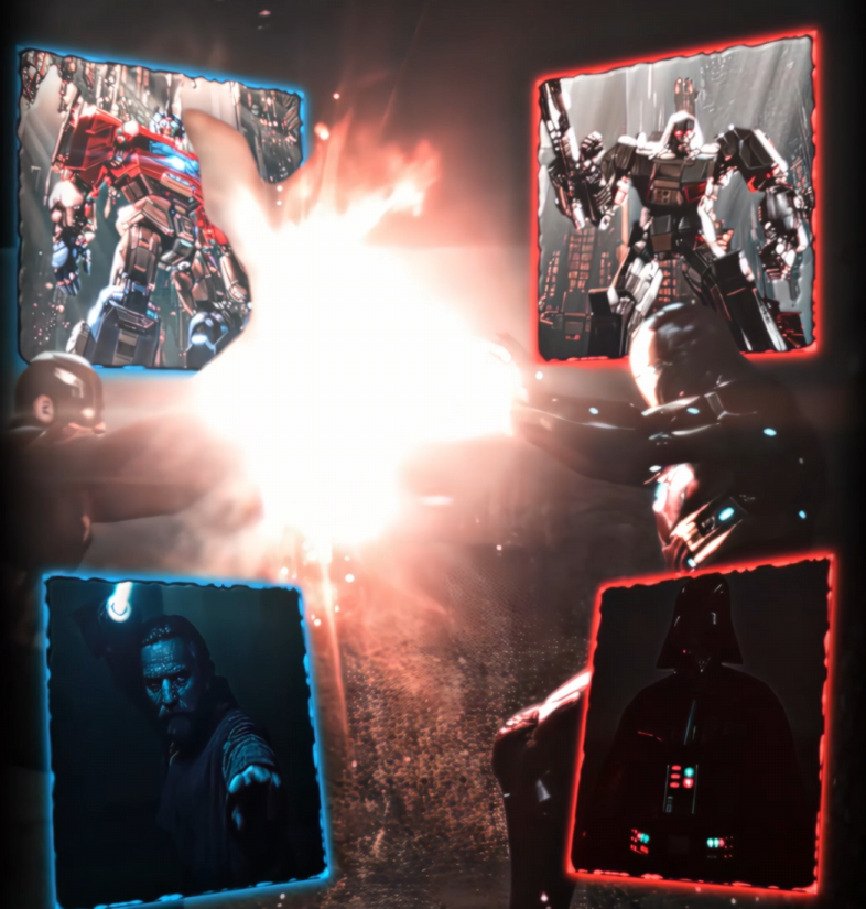 Red vs Blue Edit  - After Effects Project File